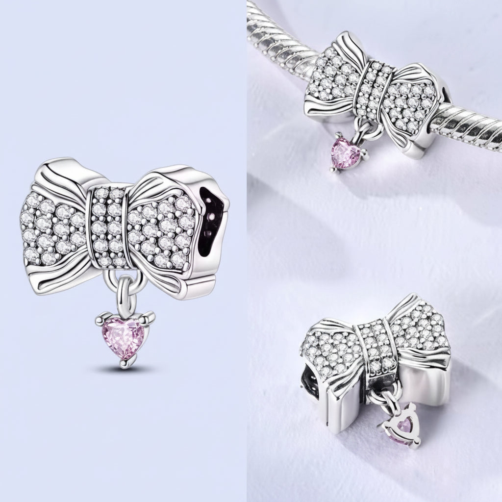 Crystal Bow Charm