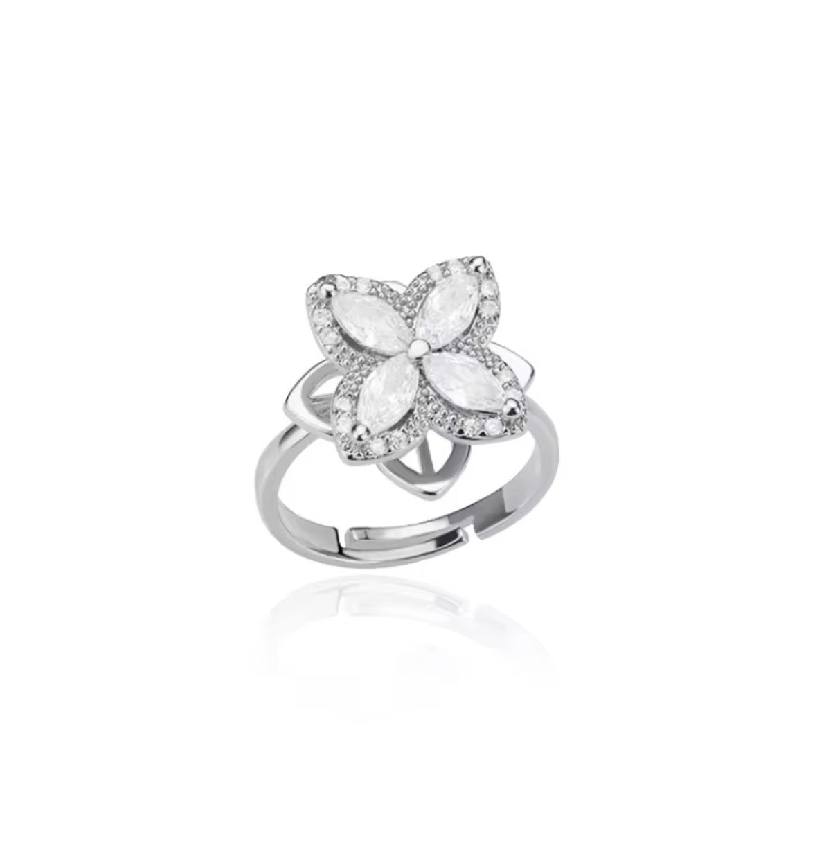 Bloom Flower Ring – Spinning Anti-Stress Ring