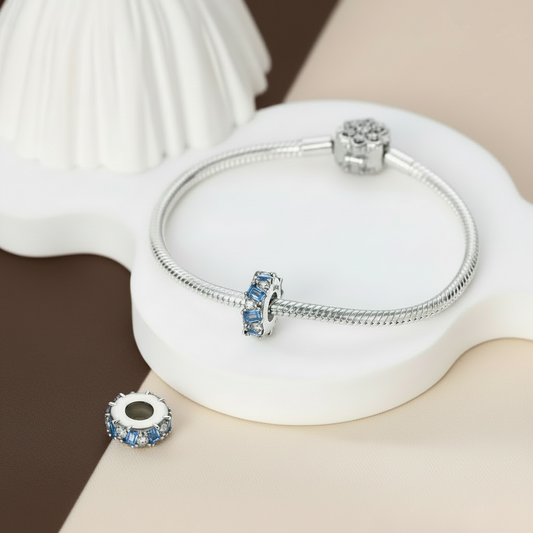 Blue Crystal Glow Charm