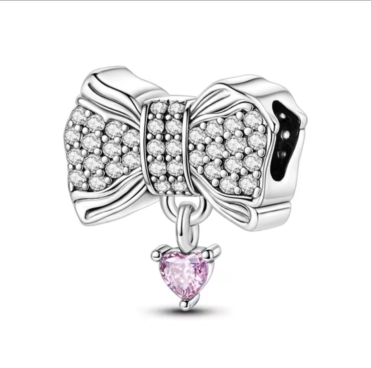 Crystal Bow Charm