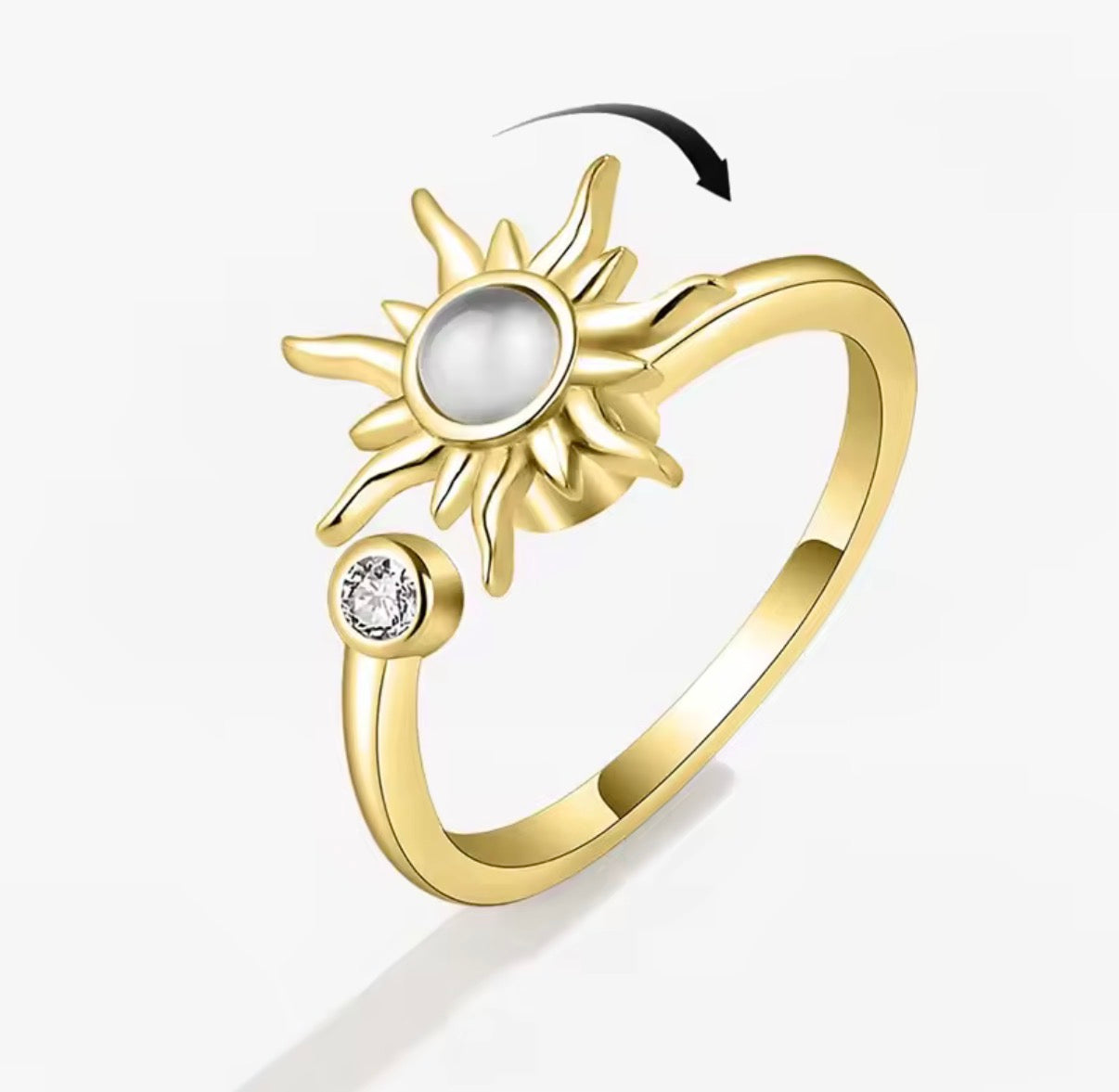 Sun Spinner Ring