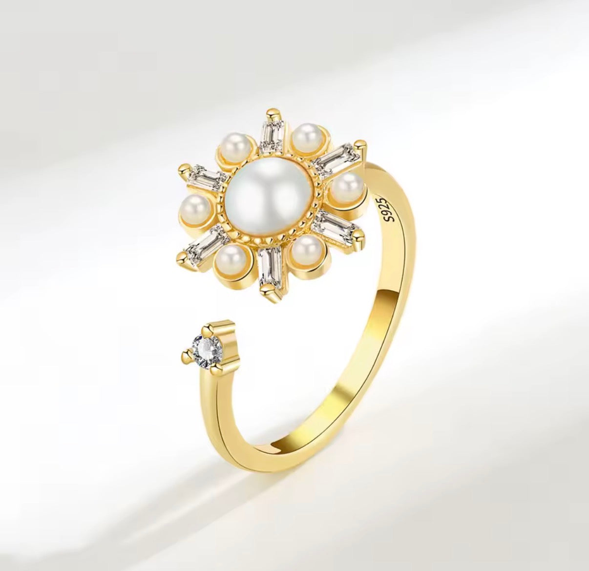 Pearl Sun Ring