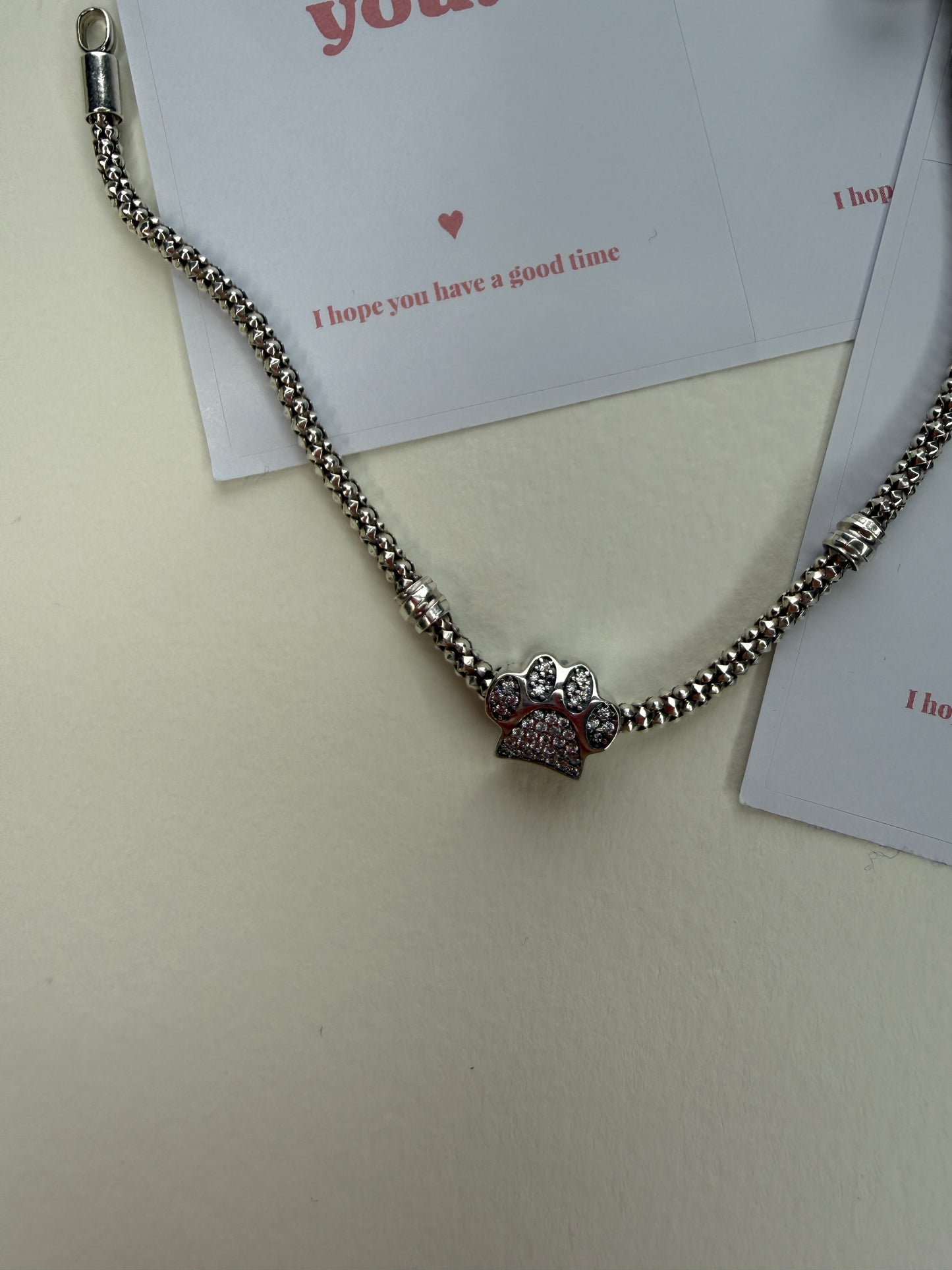 Sparkling Paw Charm
