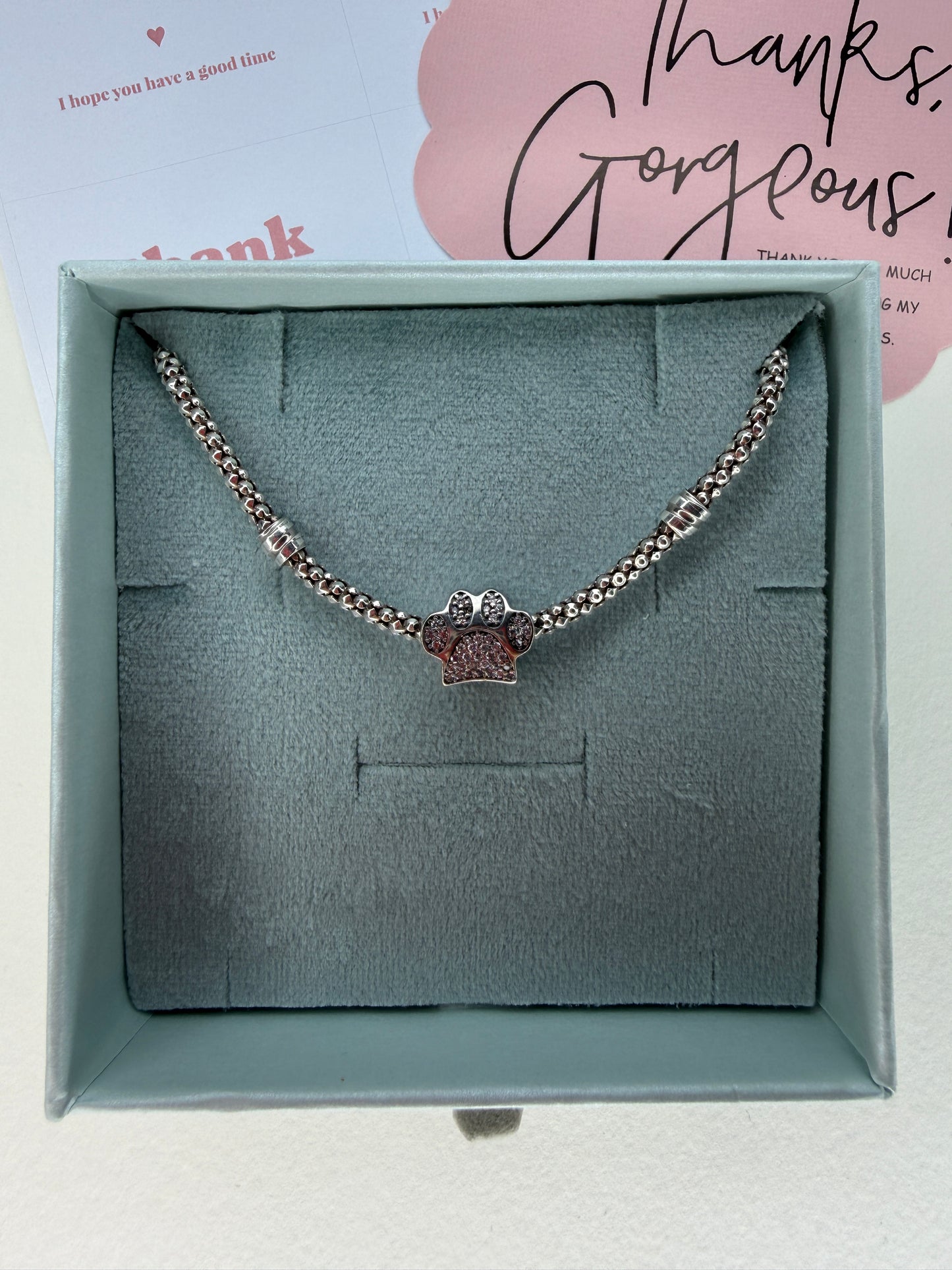 Sparkling Paw Charm