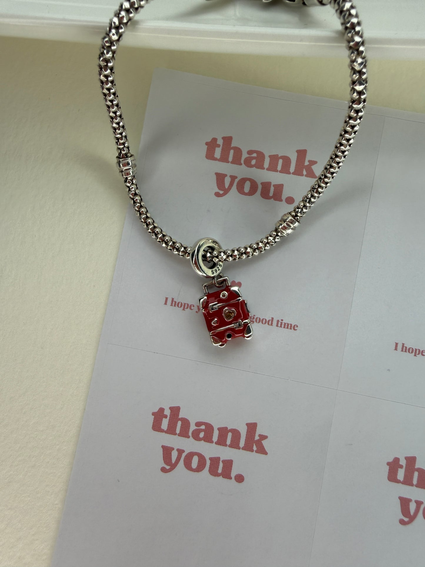 Suitcase Journey Charm