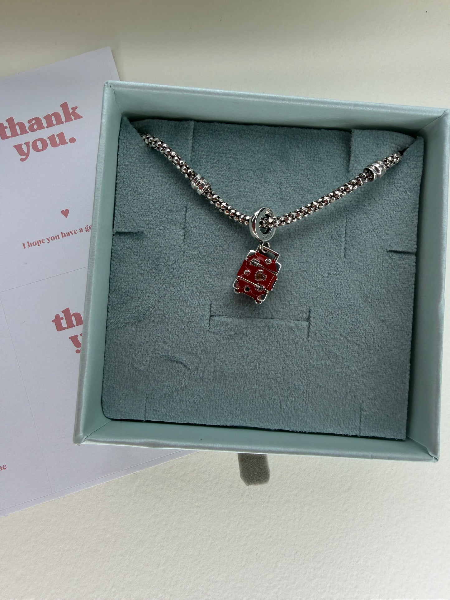 Suitcase Journey Charm